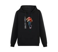 ExbeRt Terry Bogard Fatal Fury King of Fighters Hoodies Long Sleeve Pullover Loose Hoody Men Sweatershirt Size L