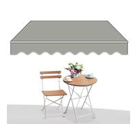 Exble - Pare-soleil pour extérieur - Protection UV - 2 x 1,5 m à 5 x 3 m - Support mural et manivelle - Parfait pour terrasse et balcon