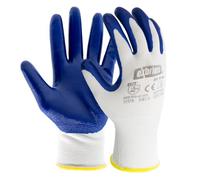EXBRIECO, 12, 6 ou 3 Paire, Gants de Protection, Polyester et Polyuréthane, Durables, Résistants à l'Abrasion, la Réparation, la Mécanique avec une seule Prise, pour Hommes et Femmes.