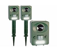 2 appareil anti-nuisibles solaires avec ultrasons et flash TS-820
