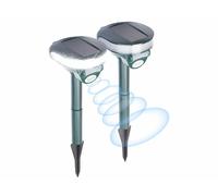 Exbuster 2 appareils anti-nuisibles solaires à ultrasons avec flash