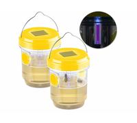 EXBUSTER 2 pièges à Insectes naturels à LED Solaire