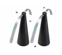 Exbuster 2 ventilateurs anti-mouche chasses insectes volants à piles et USB