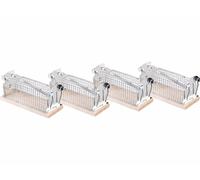 Exbuster 4 pièges à souris inoffensifs pour intérieur et extérieur