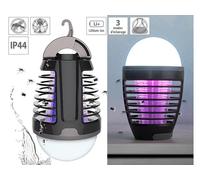 Exbuster Piège à insectes UV et lanterne de camping rechargeable IV-180