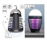 Exbuster Piège à insectes UV et lanterne de camping rechargeable IV-180