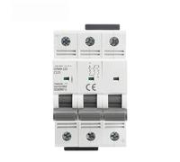 EXBWXNIL Mini Rail Din GYM9-125 DC MCB 750VDC, 80A 100A 125A 6KA, 3 Phases DC, 1 pièce(100A)