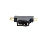 Exc 129904 Adaptateur Mini/Micro HDMI vers HDMI Noir