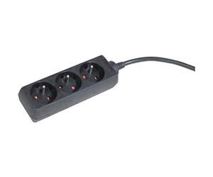 Exc 808531 Bande d'alimentation 3 Voies Noir