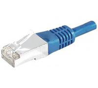Cordon RJ45 catégorie 6 S/FTP bleu - 10 m
