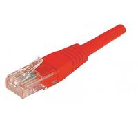 EXC Patch RJ45 cat.5e U/UTP Red 5m câble de réseau Rouge Cat5e U/UTP (UTP)