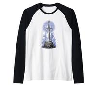 Excalibur Épée en Pierre Légende arthurienne Art de Ligne sacrée Manche Raglan