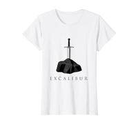 Excalibur L'épée légendaire dans la Pierre du Roi Arthur 3 T-Shirt Graphique avec Valeur