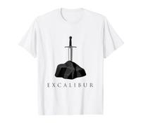 Excalibur L'épée légendaire dans la Pierre du Roi Arthur 3 T-Shirt Graphique avec Valeur