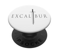 Excalibur L'épée légendaire dans la Pierre du Roi Arthur 4 PopSockets PopGrip Adhésif