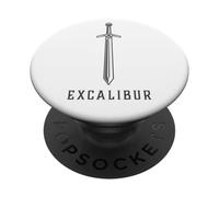 Excalibur L'épée légendaire dans la Pierre du Roi Arthur PopSockets PopGrip Adhésif