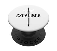 Excalibur L'épée légendaire dans la Pierre du Roi Arthur PopSockets PopGrip Adhésif