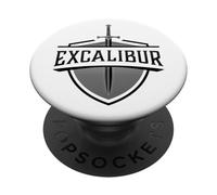 Excalibur L'épée légendaire dans la Pierre du Roi Arthur PopSockets PopGrip Adhésif