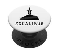 Excalibur L'épée légendaire dans la Pierre du Roi Arthur PopSockets PopGrip Adhésif