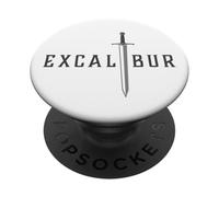 Excalibur L'épée légendaire dans la Pierre du Roi Arthur PopSockets PopGrip Adhésif