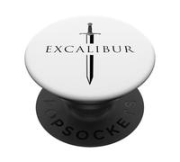 Excalibur L'épée légendaire dans la Pierre du Roi Arthur PopSockets PopGrip Adhésif