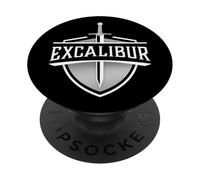 Excalibur L'épée légendaire dans la Pierre du Roi Arthur PopSockets PopGrip Adhésif