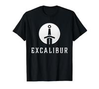 Excalibur L'épée légendaire dans la Pierre du Roi Arthur T-Shirt Graphique avec Valeur