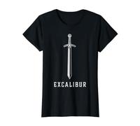Excalibur L'épée légendaire dans la Pierre du Roi Arthur T-Shirt Graphique avec Valeur