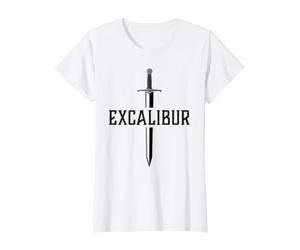 Excalibur L'épée légendaire dans la Pierre du Roi Arthur T-Shirt Graphique avec Valeur