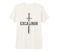 Excalibur L'épée légendaire dans la Pierre du Roi Arthur T-Shirt Haut de Gamme