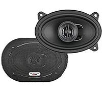 Excalibur X462 Haut-Parleurs Voiture 4x6 Pouces - Enceintes Coaxiales 2 Voies 10x15 cm - Kit Audio Auto Universel Remplacement Porte ou Tableau de Bord - Son Stéréo 4 Ohm Paire Noir