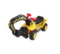 Excavateur À Pousser Jaune-Noir - Jouet Pour Enfants 18-36 Mois Avec Roues