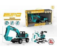 Excavateur Bleu Avec 3 Pointes Godet Grappin Marteau Diy 3205-2