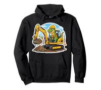 Excavateur Dinosaure opérateur Dinosaure garçon équipement Lourd Sweat à Capuche