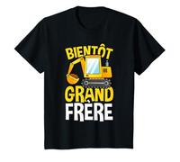 Excavateur Drôle Humour Bientôt Grand Frère Enfant T-Shirt