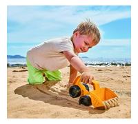 Hape Pelleteuse Enfant Jouet Monster Digger - sans BPA - Dès 18 Mois - pour Plage, Bac à Sable, Terrain de Jeu - Coordination œil-Main, Capacités Cognitives et Motricité - Facile pour Petites Mains