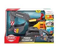 Dickie Toys Pelleteuse Volvo 30 cm – Sons & lumières, pelles et roues mobiles – Dès 3 ans