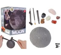 Excavation de minerais sur la planète lune