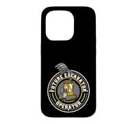 Excavator Future Excavator Excavator Pelle à Corde Conducteur d'excavatrice Coque pour iPhone 15 Pro