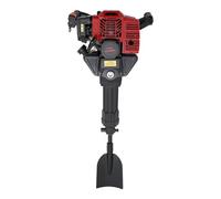 Excavatrice à 2 temps 52 CC 1900 W à main à essence avec pelle, hachette pointue et hachette plate pour jardin, ferme, plantation d'arbres