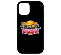 Excavatrice de Construction Mama pour garçon, Fils, Enfants, fête des mères, Maman Coque pour iPhone 12/12 Pro