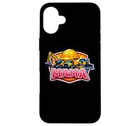 Excavatrice de Construction Mama pour garçon, Fils, Enfants, fête des mères, Maman Coque pour iPhone 16 Plus