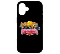 Excavatrice de Construction Mama pour garçon, Fils, Enfants, fête des mères, Maman Coque pour iPhone 16