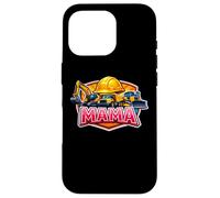 Excavatrice de Construction Mama pour garçon, Fils, Enfants, fête des mères, Maman Coque pour iPhone 16 Pro
