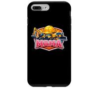 Excavatrice de Construction Mama pour garçon, Fils, Enfants, fête des mères, Maman Coque pour iPhone 7 Plus/8 Plus