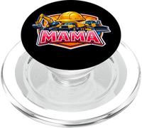Excavatrice de Construction Mama pour garçon, Fils, Enfants, fête des mères, Maman PopSockets PopGrip pour MagSafe