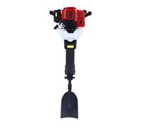 Excavatrice de jardin à essence à 2 temps - 52 cc - Multifonction - Fraise à fosser portable avec moteur à essence - Fraise à tranchée manuelle - 6500 tr/min - Pour jardin, ferme