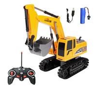 Excavatrice télécommandée, pelleteuse télécommandée, pelleteuse, pelleteuse de sable d'ingénierie, véhicule de construction, pelleteuse télécommandée, voitures jouets pour enfants
