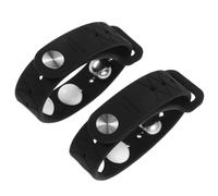 EXCEART 1 Ensemble Bracelet Anti-nausée de Voyage en Silicone Noir, 2 Pièces
