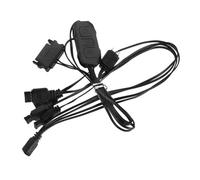 EXCEART 1 Ensemble Contrôleur RGB LED pour Pc Hub de Synchronisation Éclairage Argb Contrôleur Éclairage pour Boîtier Ordinateur Expansion Facile et Installation Rapide Compatible avec